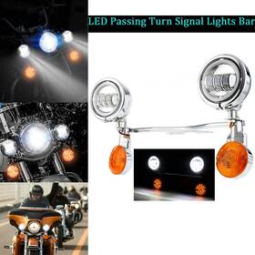Dome Der06595 Passing Signals Light Bar For Yamaha Road Star Silverado Classic Midnight Xv1700