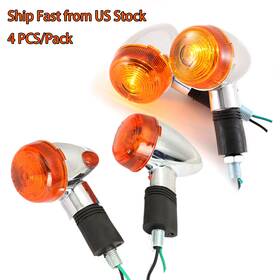 Dotc Do-00-543 4x Turn Signal Lights For Kawasaki Vulcan Vn 1500 1600 1700 2000 800 900 Classic