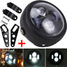 Dr-2166un00101-a Motor Dramas Retro Motorcycle Led Headlight With Side Mount Bracket