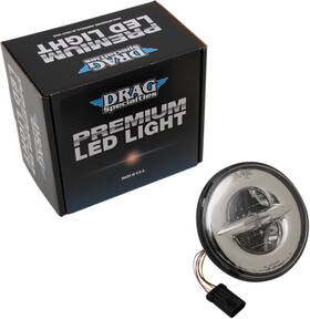 0555854 Drag Specialties Reflector-style Led Headlamp - 7 Inch Chrome 0555854 Drag Specialties Reflector-style Led Headlamp - 7 Inch Chrome