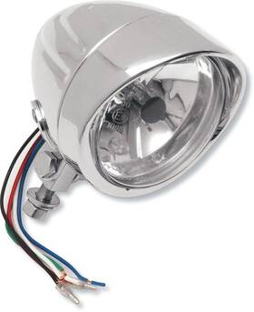 Drag Specialties 20-6010gd 4 1/2 Inch Spotlight With Running Light - Grooved 2001-0248