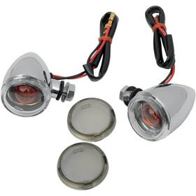 Drag Specialties 20-6390c/mh 2040-0530 Fits Mini Deuce Marker Lights With Bolt Mount - Chro