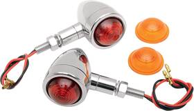 2040-0276 Drag Specialties 20-65921 Custom Bullet Marker Lights 2040-0276 Drag Specialties 20-65921 Custom Bullet Marker Lights