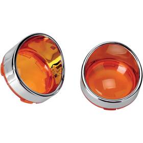 Drag Specialties 2020-0397 Visor-style Bezel/lenses - Amber