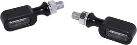 Drag Specialties 2040-2776 Universal Front Led Marker Light-matte Black-clear