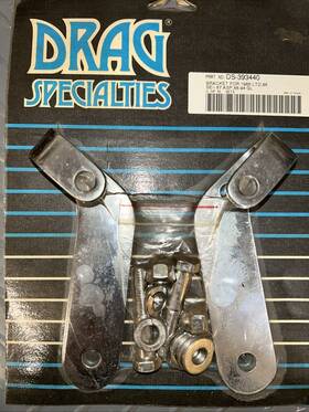 Drag Specialties 393440 Ds-393440 Driving Light Bracket For 1 Inch In Bars Goldwing
