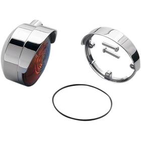 Drag Specialties 73021-sc3 Die-cast Turn Signal Visors Motorcycle Street Bike