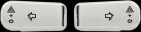 Drag Specialties 77448c Turn Signal Switch Extension Caps - Chrome