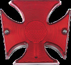 Ds-272375 Drag Specialties Universal Maltese Cross Taillight Tail Light Harley Ds-272375 Drag Specialties Universal Maltese Cross Taillight Tail Light Harley