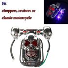 Dxv5378184 Matcc Rear Skull Motorcycle Tail Brake Turn Signal Light Lamp