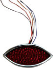Dynamics Universal Red Taillight Chrome Eateye Signals Cateye-billetch Custom