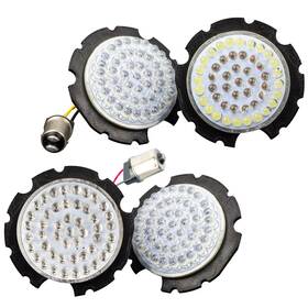 Eagle Lights 8748ts-4-1156a-vtx-s Honda Vtx Front And Rear Led Turn Signals Smoked Lenses White Drl