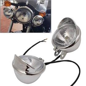 Earthoee 550752118091 Passing Fog Lights Lamps For Kawasaki Vulcan Vn 800 900 1500 1600 1700 2000 Pair