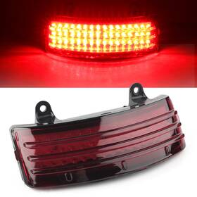 Efmotorshop 432662245749 Smoke Tri-bar Led Rear Tail Fender Tip Light For Harley Street Glide 2014-18 Us