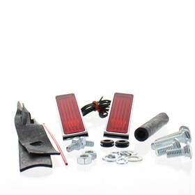 Emgo M97040 Harley-davidson Buffalo Side Lights Red Lens 07-97040