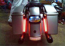 Emissive Led 56435435153 Saddlebag Running Or Brake Turn Signal Lights Fit For Harley Touring Buell