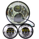 Es-332008-7190 Unbranded Inch Led Headlight Fog Passing Lights For Harley Touring