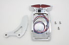 Fit Harley Style Tail Curved Custom Katz Kit Eyez Chrome Lamp