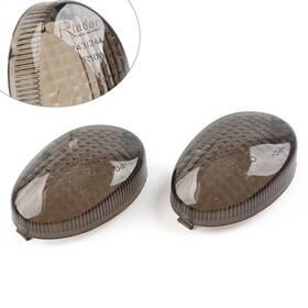 Flashbuyeasy 331234298629 2x Turn Signal Light Lens For Kawasaki Klx125/l Klx150/l Klx250sf Klx250 Smoke