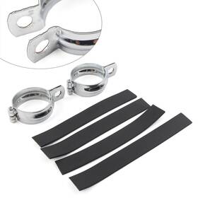 Flashbuyeasy 510001375897 42mm-51mm Front Fork Mount Bracket Turn Signal Light Clamp Holder Chrome Us