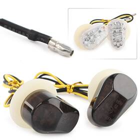 Flashbuyeasy 550749196675 Fit Yamaha Yzf-r1 R6 R6s Fazer Fz1 Fz6r Led Turn Signal Lights Smoke Lens Amber
