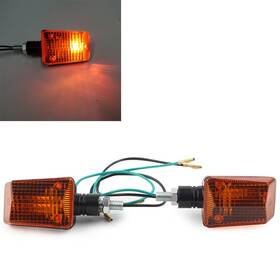 Fortodayyusa 532616216655 2x Motorcycle Turn Signals Lights Fit For Honda Nighthawk 250 650 750 Universal