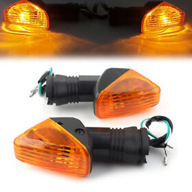Front Rear Turn Signal Lights For Kawasaki Ninja Zx-6r 600 636 Z750s Kle 500/650