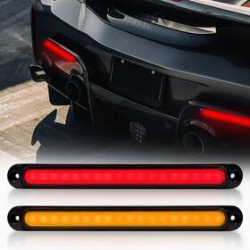 Fxc 075-ra 2 Pack 10 Inch Led Trailer Tail Light Bar Brake Stop Sequential Turn Signal L