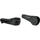 Glide - Black Light Alloy Finned Turn Signal Fltr Road Harley Front Art Bars Led