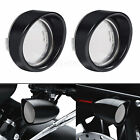 Gloss Black Bezels Turn Signal Light Clear Lens Fit For Harley Sportster Softail