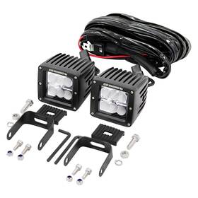 Go Rhino 751002 2x18w Cube White Housing Combo Spot/flood Beam Led Lights