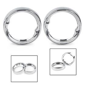 Goodbcdus 420014570823 For Harley Electra Glides Road King 1986-2016 Turn Signal Bezels Chrome 2pcs Us