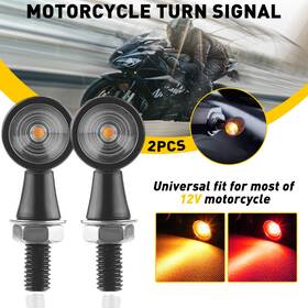 Greatautopartsauxi Mp-af/tsl-201-3c Motorcycle Led Bullet Mini Turn Signal Brake Light Blinker For Bobber Cafe Racer
