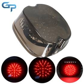 Greatparts Gre108540 Rear Tail Light Brake Led Smoke For Touring Dyna Glide Softail Sportster