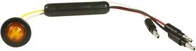Grote 49363 Micronova Round Led Marker Lights Amber With Grommet Slim