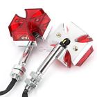 Gsn042769 Unbranded Red Maltese Cross Motorcycle Turn Signals For Honda Rebel