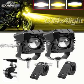 Gx4x4light Tj2mzj 2x 3 Inch Led Work Lights Fog Driving Lamp Pods Offroad Fit Motorcycle Yellow/white