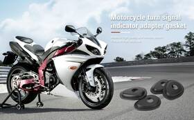 Gzyf 236789151682 4pcs Turn Signal Adapter Plate For Yamaha Yzf R6 R1 Fz1 Fz6 Fz8 Fazer Mt-09 Mt07