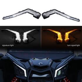 Hktslcanx1u Haka Tough Turn Signal Lights With White Yellow Light For Can Am Maverick X3