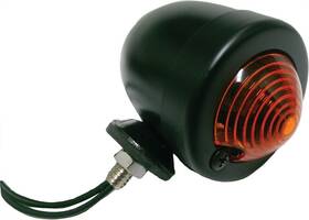 Harddrive 688066 Dual Filament Bullet Marker Light - Black Amber Lens