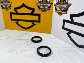 Harley-davidson 44736 Genuine Touring 4.5 Inch Black Light Trim Rings Oem