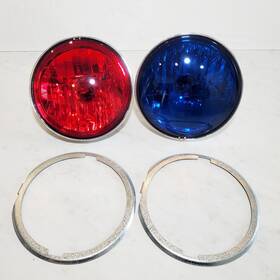 Harley-davidson 54490u Harley-davidson Oem Pol Ice Law Enforcement Style Lights Lamp Red Blue Smooth