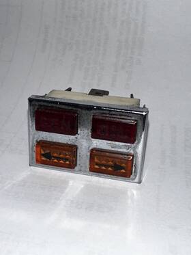 Harley-davidson 58329-77 1977-78 Harley-davidson Xlcr Cr1000 Cafe Racer Indicator Lamp Cluster