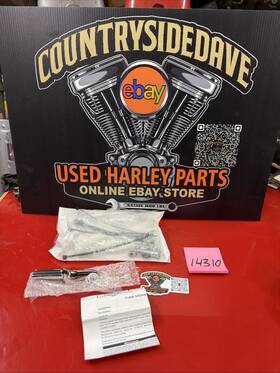 Harley-davidson 58724-05 Dyna 2006-17 Turn Signal Front Relocation Brackets Mount Fork End