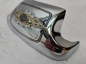 59348-97 Harley-davidson Oem Flames Chrome Front Fender Tip