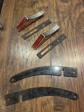 Harley-davidson 59896-94 59897-94 Ironhead/evo Fender Strut Turn Signals Chopper Bobber