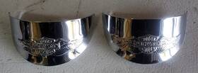 Harley-davidson 67738-88 1986-up Flt Flst Oem Eagle Wing Turn Signal Visors P/n
