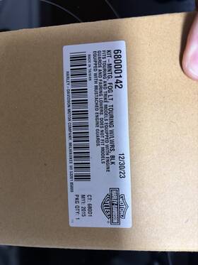 Harley-davidson 68000142 Fog Lamp Black Mounting Kit