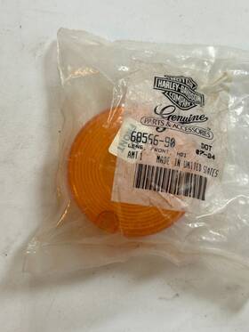 Harley-davidson 68566-90 Oem H-d Front Turn Signal Lens -