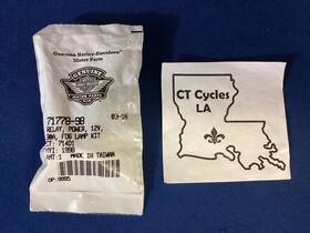 71778-98 Harley-davidson New Oem 30a Fog Lamp Relay Kit 12v 71778-98 Harley-davidson New Oem 30a Fog Lamp Relay Kit 12v
